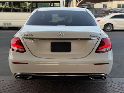 2017 Mercedes-Benz E400 3.0 litre 6 Cylinder Engine White Black Sedan