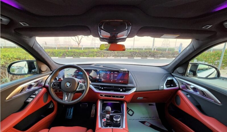 2024 BMW BMW XM Hybrid 4.4L Twin-Turbocharged V8 Engine White Red SUV