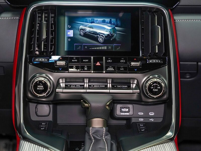 2025 Lexus LX 600 6 Cylinders Engine Grey Red SUV Automatic GCC Specs