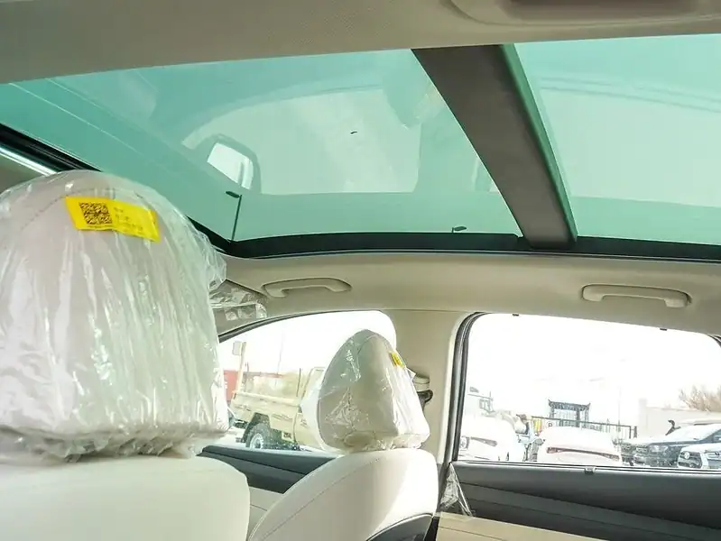 2025 Hyundai Tucson 4 Cylinders Engine Petrol White Beige SUV