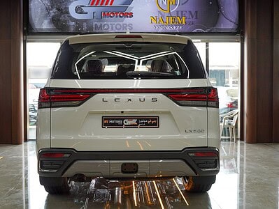 2025 Lexus LX600 6 Cylinders Engine White Red SUV Automatic GCC Specs