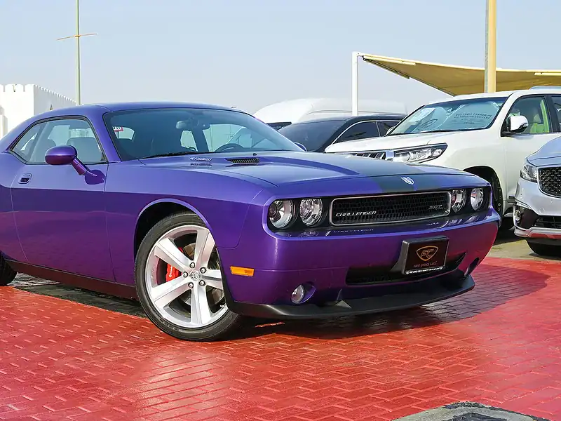2010 Dodge Challenger SRT8 6.1L 8 Cylinders Engine Purple Black Sedan