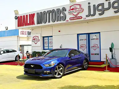 2016 Ford Mustang Fastback 6 Cylinders Engine Blue Black Sedan GCC Specs