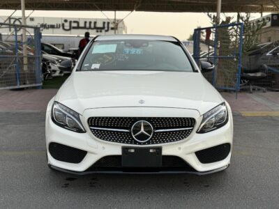 2016 Mercedes-AMG C 43 3.0 liters V6 Engine Petrol White Red Sedan