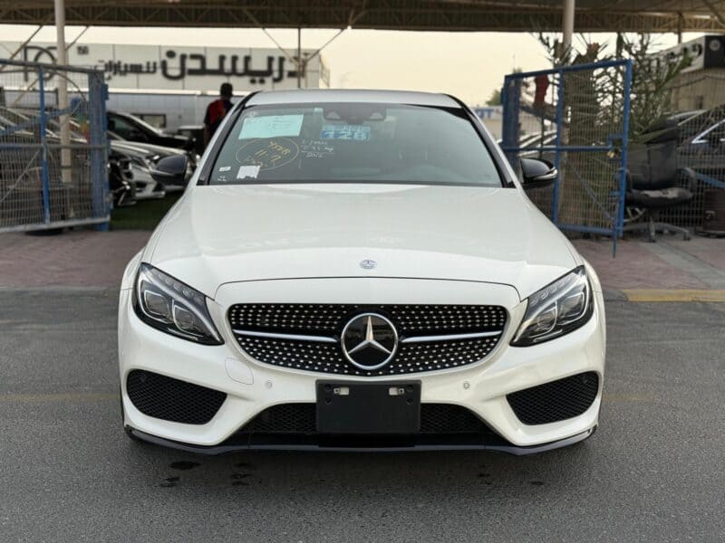 2016 Mercedes-AMG C 43 3.0 liters V6 Engine Petrol White Red Sedan