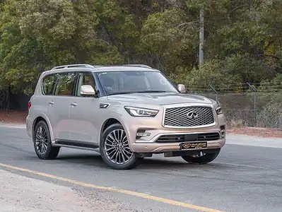 2023 Infiniti QX80 Luxury 5.6L 8 Cylinders Engine Grey Brwon SUV GCC Specs