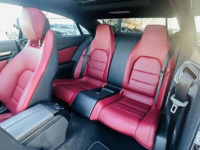 2014 Mercedes-Benz E550 Coupe 4.7 litres V8 Engine Black Red RWD