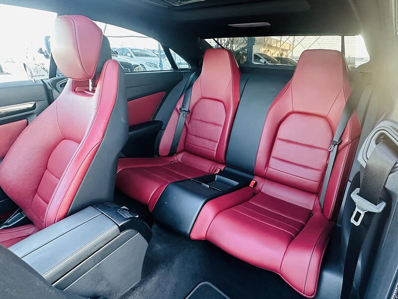 2014 Mercedes-Benz E550 Coupe 4.7 litres V8 Engine Black Red RWD