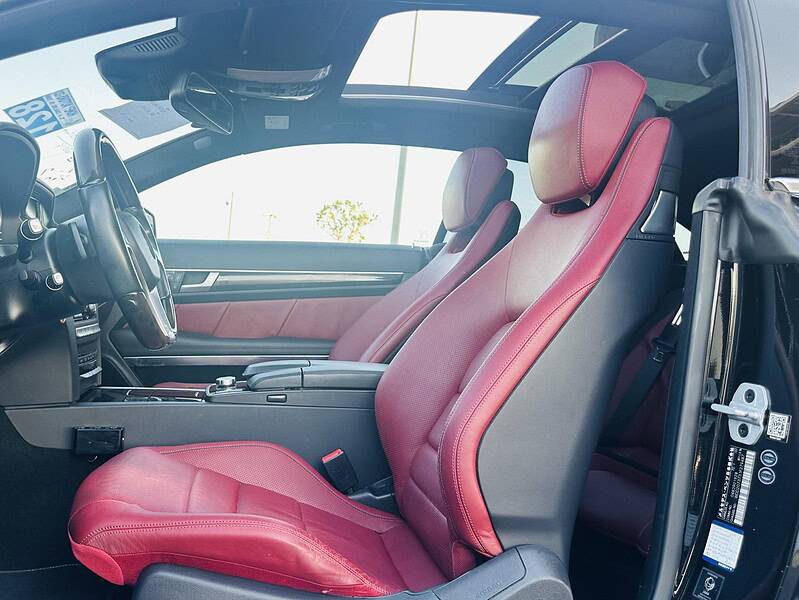 2014 Mercedes-Benz E550 Coupe 4.7 litres V8 Engine Black Red RWD