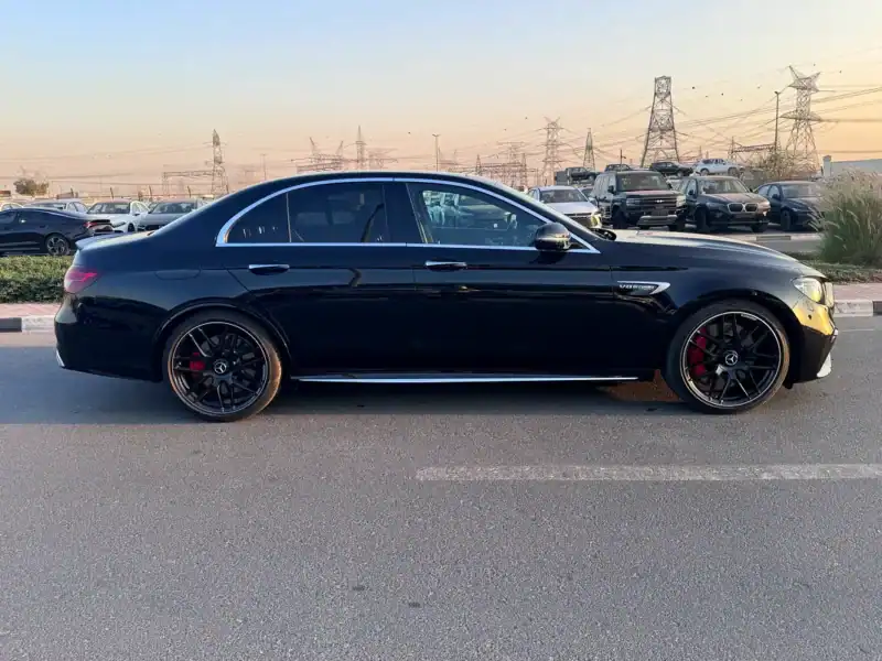 2021 Mercedes-Benz E-Class AMG E 63 S 8 Cylinders Engine Black Sedan