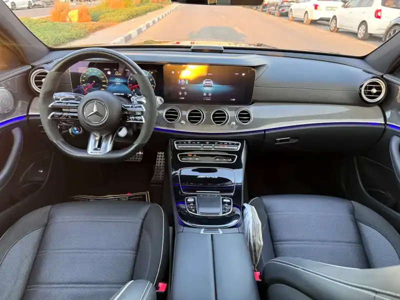 2021 Mercedes-Benz E-Class AMG E 63 S 8 Cylinders Engine Black Sedan