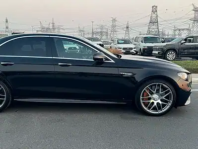 2021 Mercedes-Benz E-Class AMG E 63 S 8 Cylinder Engine Black Sedan