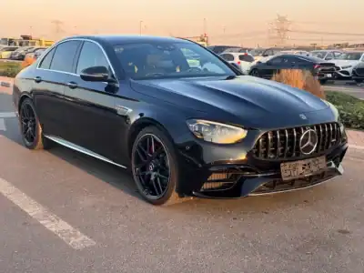 2021 Mercedes-Benz E-Class AMG E 63 S 8 Cylinders Engine Black Sedan