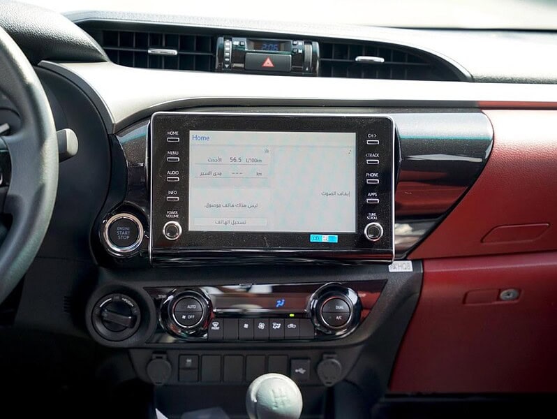 2025 Toyota Hilux GLX 2.7L Double Cab Utility 4WD MT White Red Pick Up