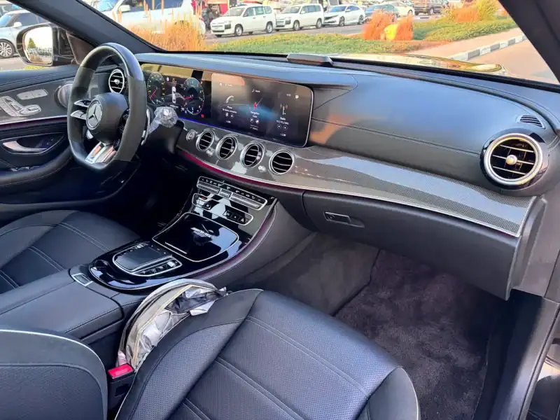 2021 Mercedes-Benz E-Class AMG E 63 S 8 Cylinders Engine Black Sedan