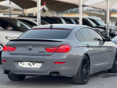 2013 BMW 650i Gran Coupe 4.4L V8 Engine Gulf Spec Full Option Grey Tan