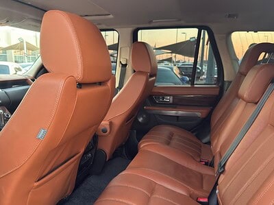 2010 Land Rover Range Rover Sport 8-Cylinder Supercharged Engine Black Orange