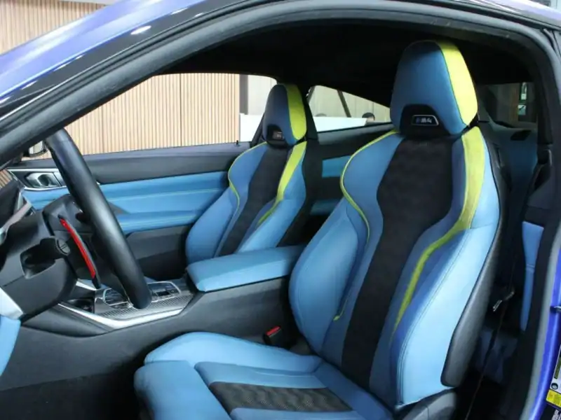 2022 BMW M4 Competition 3.0-liter twin-turbocharged V6 Competition Blue