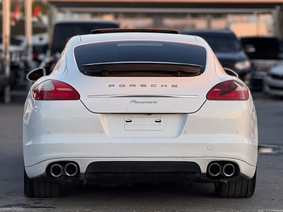 2013 Porsche Panamera 6-Cylinder Engine AT Full Option White Beige Sedan