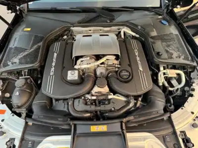 2016 Mercedes-Benz C-Class C 63 S AMG 8 Cylinders Engine Black Red Sedan