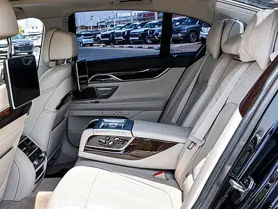 2017 BMW 7-Series 750i 8 Cylinders Engine Petrol Black Beige Sedan