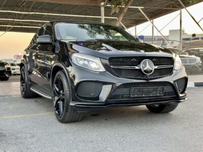 2017 Mercedes-Benz GLE 43 AMG 3.0L V6 DOHC 24V Biturbo Black White SUV