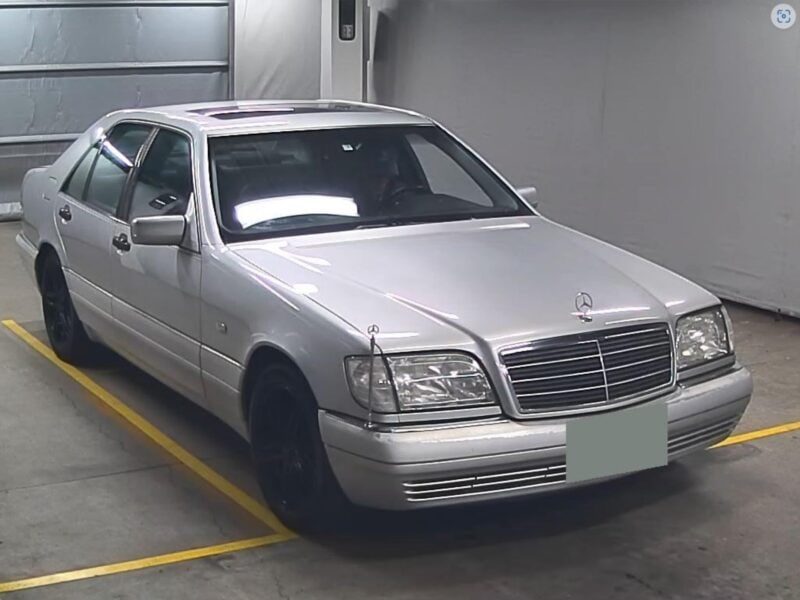 1998 Mercedes-Benz S 320 Inline 6-cylinder Engine Silver Black Sedan