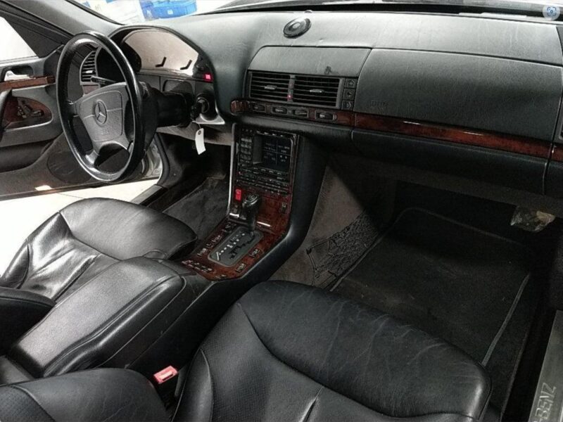 1998 Mercedes-Benz S 320 Inline 6-cylinder Engine Silver Black Sedan