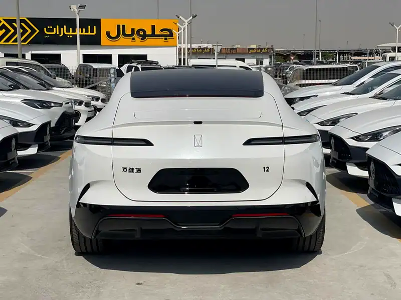 2025 Avatr 12 Ultra Hybrid 4 Cylinders Engine White Beige Sedan