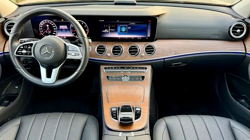 2020 Mercedes-Benz E-Class E450 4Matic 6 Cylinder Engine Blue Black Sedan