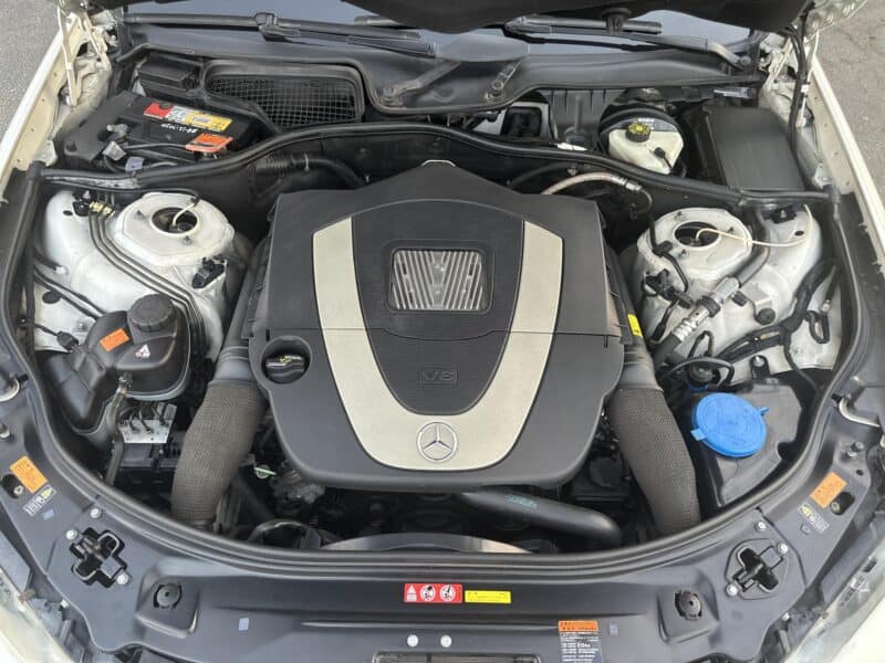 2007 Mercedes-Benz S 350 3.5 liters V6 Engine Petrol White Black Sedan