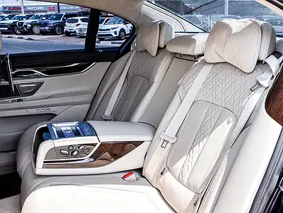 2017 BMW 7-Series 750i 8 Cylinders Engine Petrol Black Beige Sedan