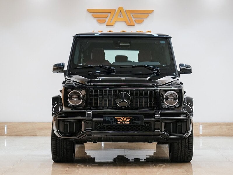 2026 Mercedes Benz G63 Double Night Package 4.0L V8 biturbo Engine Black Red