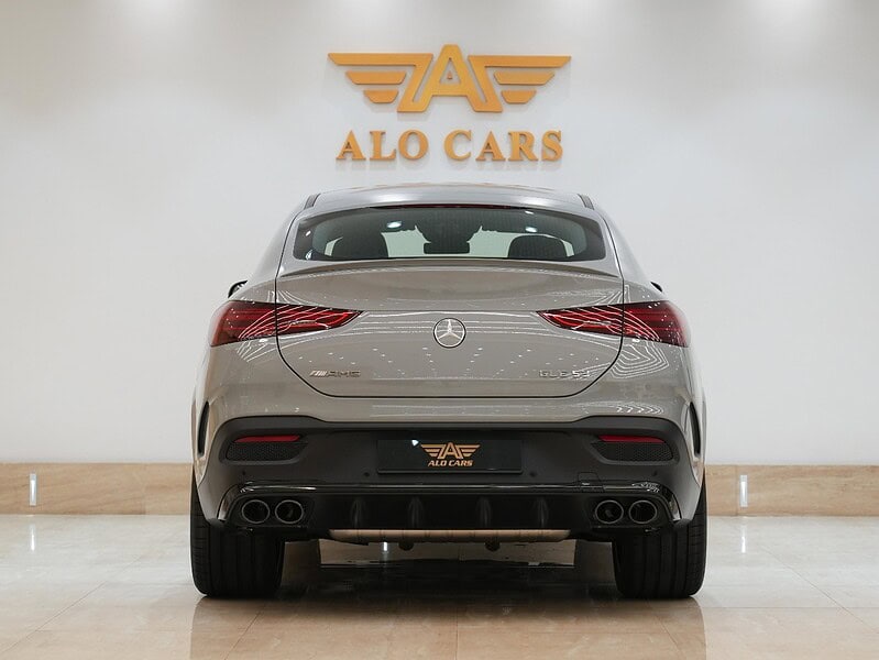 2025 Mercedes Benz GLE 53 Turbo 4MATIC+ inline 6-cylinder Engine Grey Red
