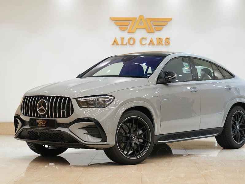 2025 Mercedes Benz GLE 53 Turbo 4MATIC+ inline 6-cylinder Engine Grey Red