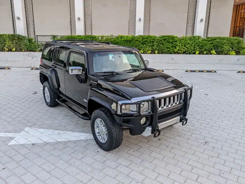 2008 Hummer H3 Other 5 Cylinder Engine Petrol Black SUV GCC Specs