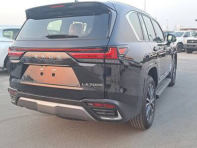 2025 Lexus LX 700h Hybrid 6 Cylinders Engine Petrol Black Tan Full SUV