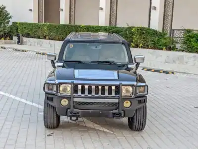 2008 Hummer H3 Other 5 Cylinder Engine Petrol Black Beige SUV GCC Specs