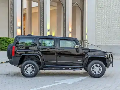 2008 Hummer H3 Other 5 Cylinder Engine Petrol Black SUV GCC Specs