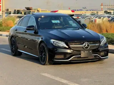 2017 Mercedes-Benz C-Class AMG C 63 S 4MATIC+ 8 Cylinders Black Red Sedan