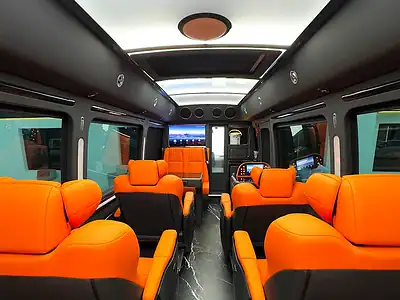 2025 Toyota Coaster 6 Cylinders Engine Black Orange Van MT GCC Specs