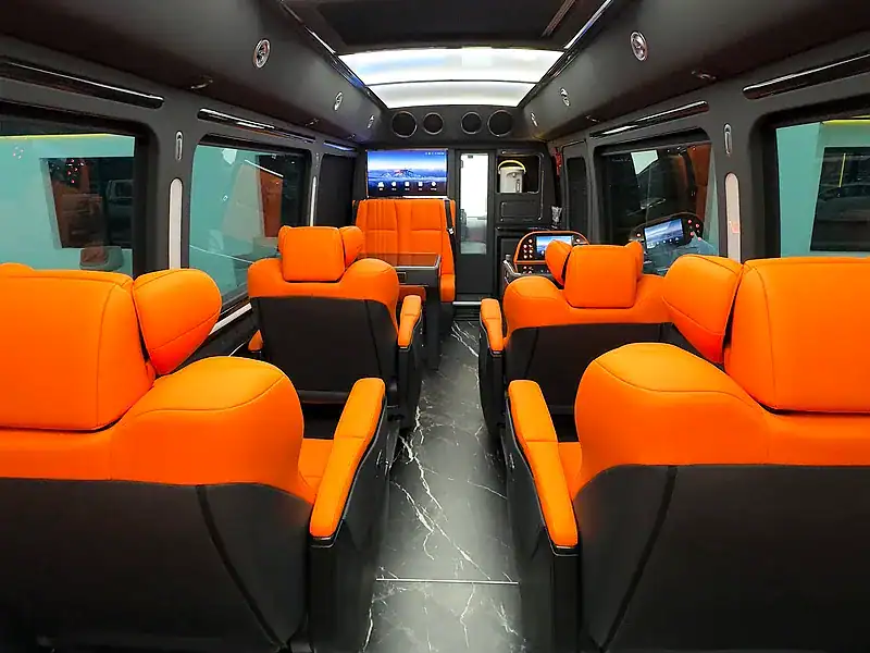 2025 Toyota Coaster 6 Cylinders Engine Black Orange Van MT GCC Specs