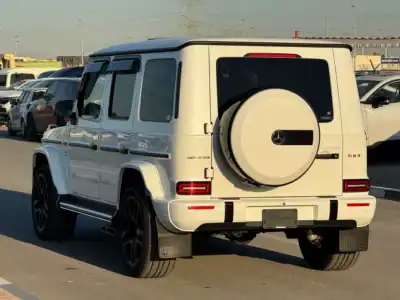 2025 Mercedes-Benz G-Class G 63 AMG AUCTION GRADE 5/A V8 White Black Wagon
