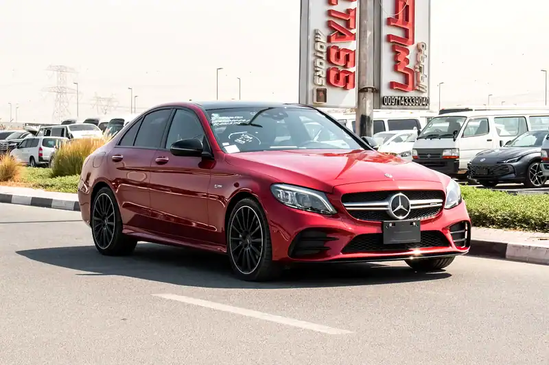 2019 Mercedes-Benz C-Class C43 AMG 6 Cylinders Engine Petrol Red Black Sedan