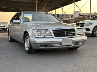 1997 Mercedes-Benz S500 5.0 litres V8 Engine Silver Black Sedan