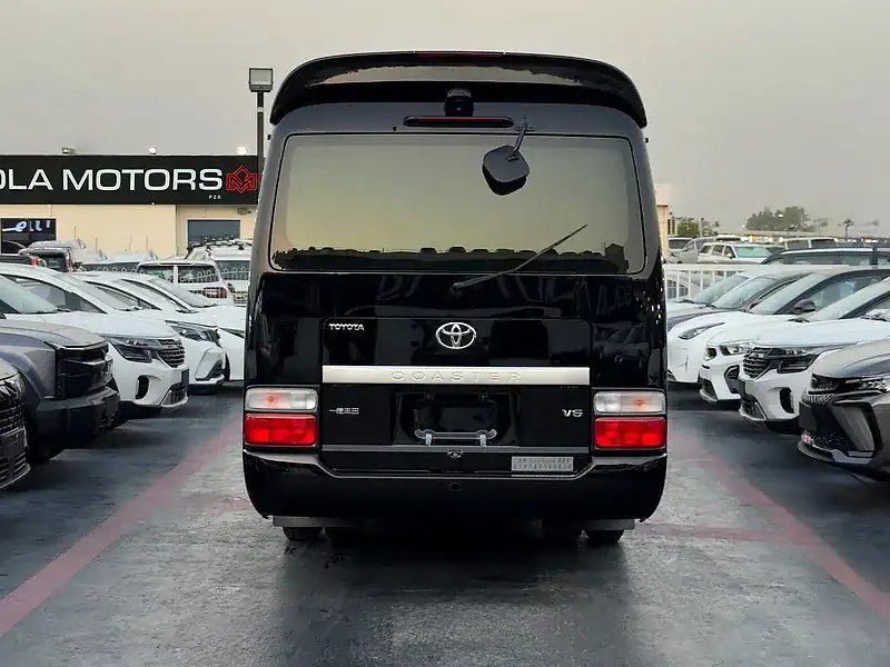 2025 Toyota Coaster 6 Cylinders Engine Black Orange Van MT GCC Specs