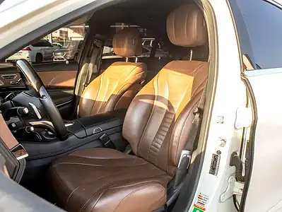 2015 Mercedes-Benz S-Class S 400 h 6 Cylinders Engine Petrol White Brown Sedan