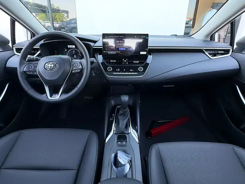 2025 Toyota Corolla SE 1.8L Elite Edition Hybrid 4 Cylinders White Black Sedan
