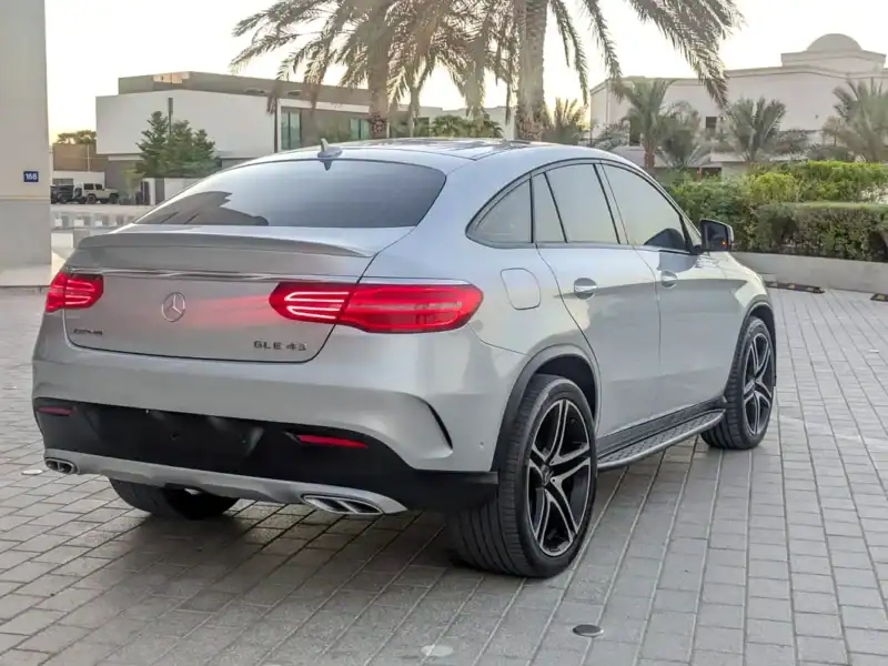 2017 Mercedes-Benz GLE Coupe GLE 43 AMG 6 Cylinders Engine Silver Brown SUV
