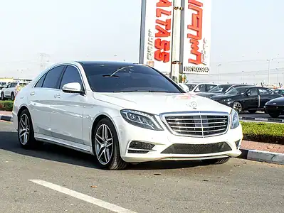 2015 Mercedes-Benz S-Class S 400 h 6 Cylinders Engine Petrol White Brown Sedan